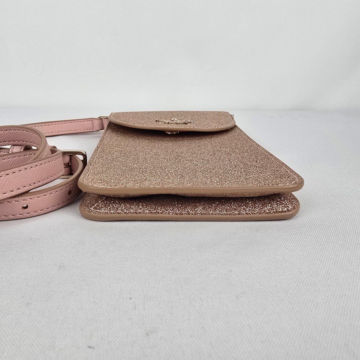 Kate Spade Shimmy Glitter Pink Phone Crossbody Purse