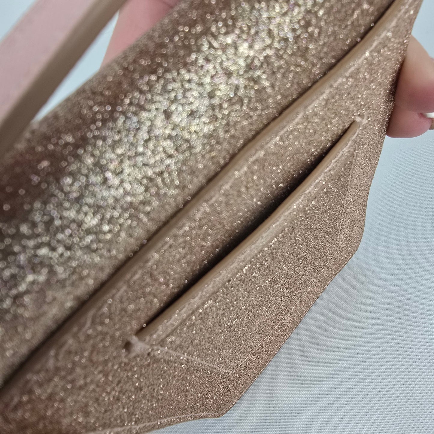 Kate Spade Shimmy Glitter Pink Phone Crossbody Purse