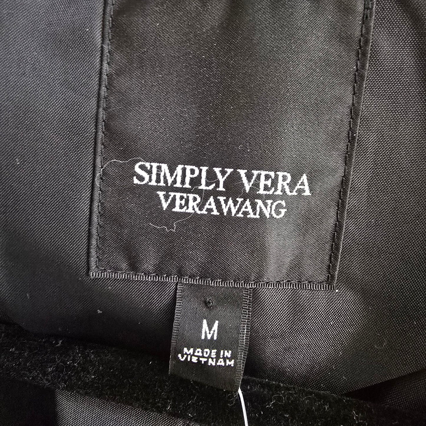 Vera Wang Black Blazer Jacket Size M