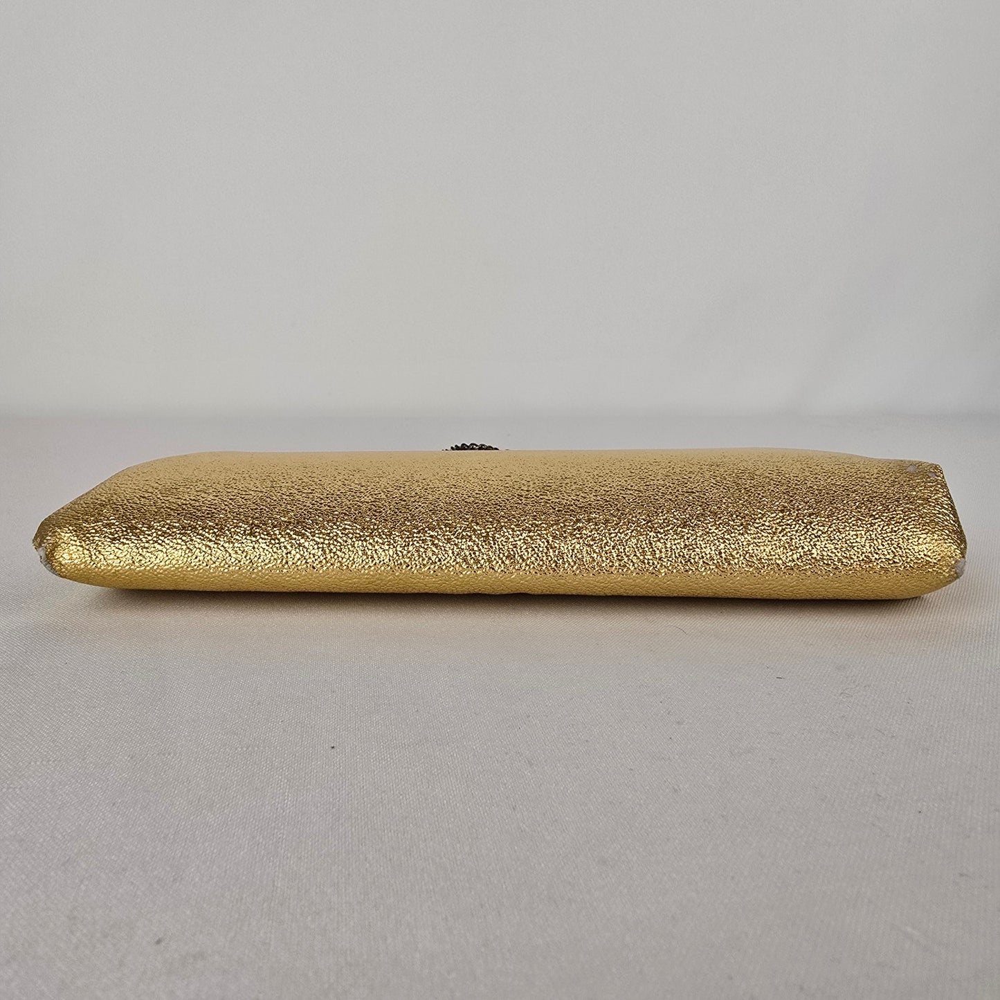 Vintage Gold Tone Clutch Purse