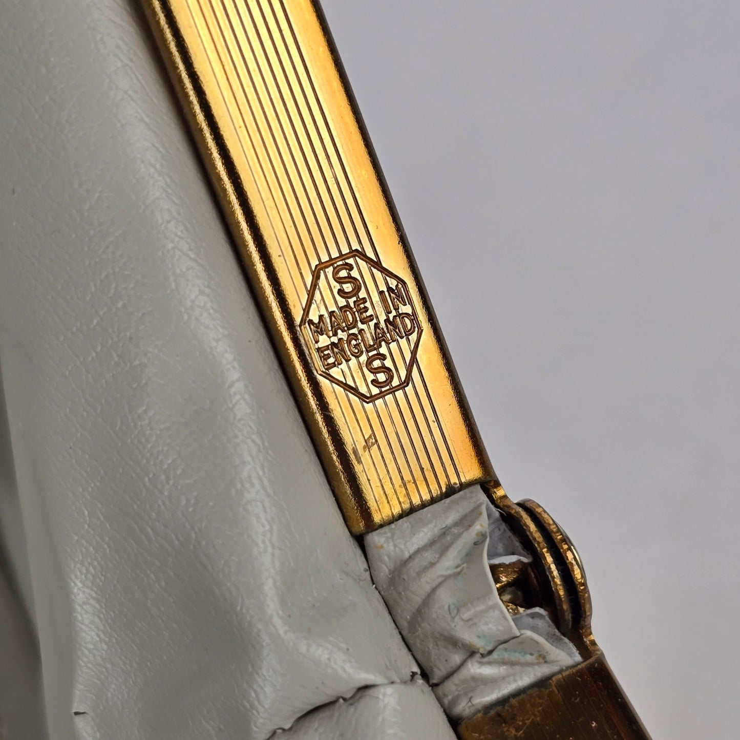 Vintage Gold Tone Clutch Purse