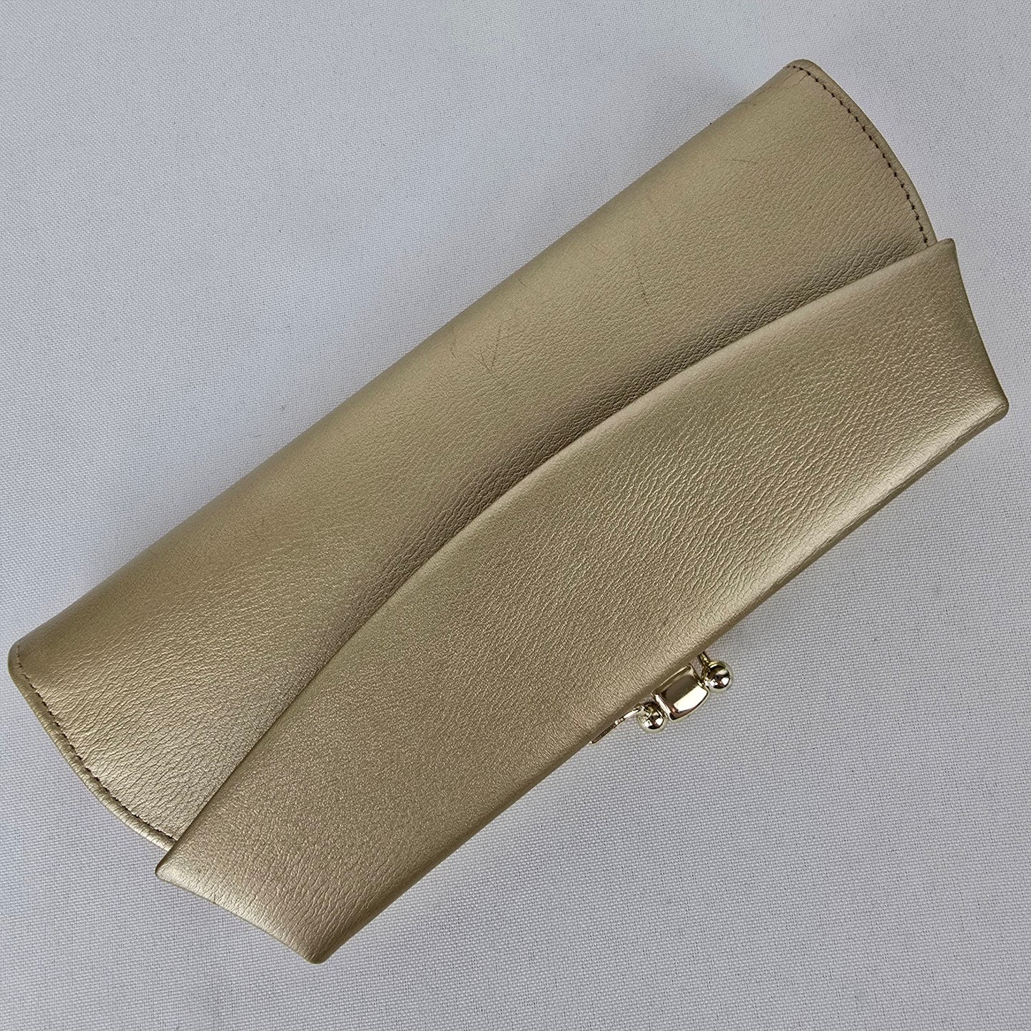 Vintage Buxton Gold Clutch Wallet