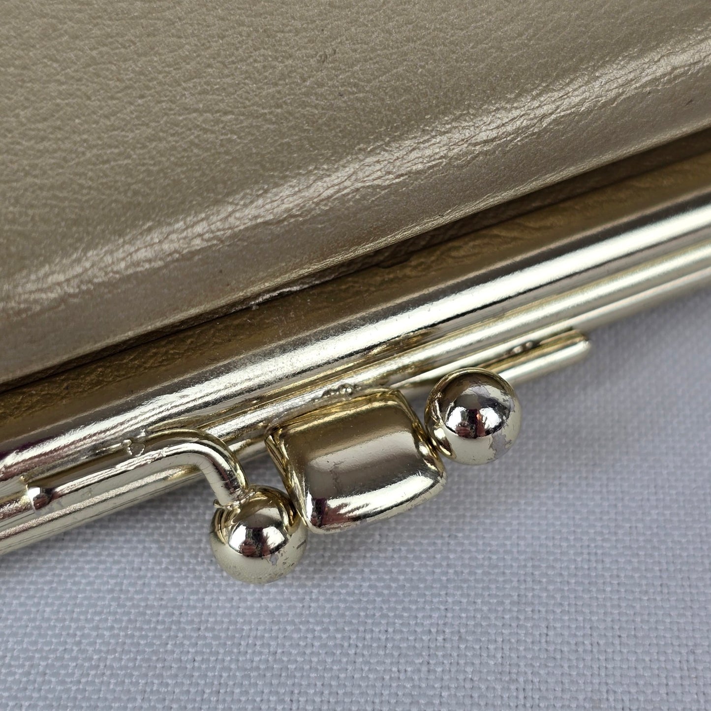 Vintage Buxton Gold Clutch Wallet