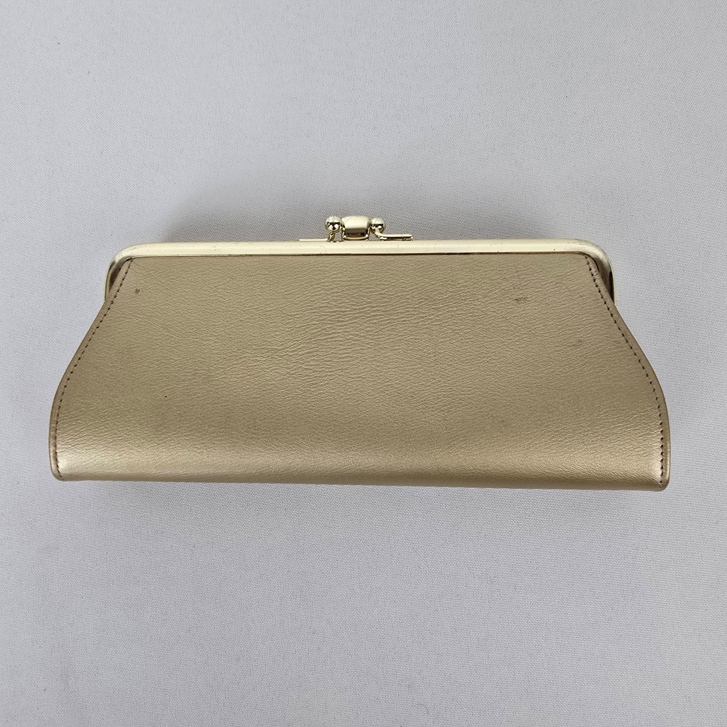 Vintage Buxton Gold Clutch Wallet