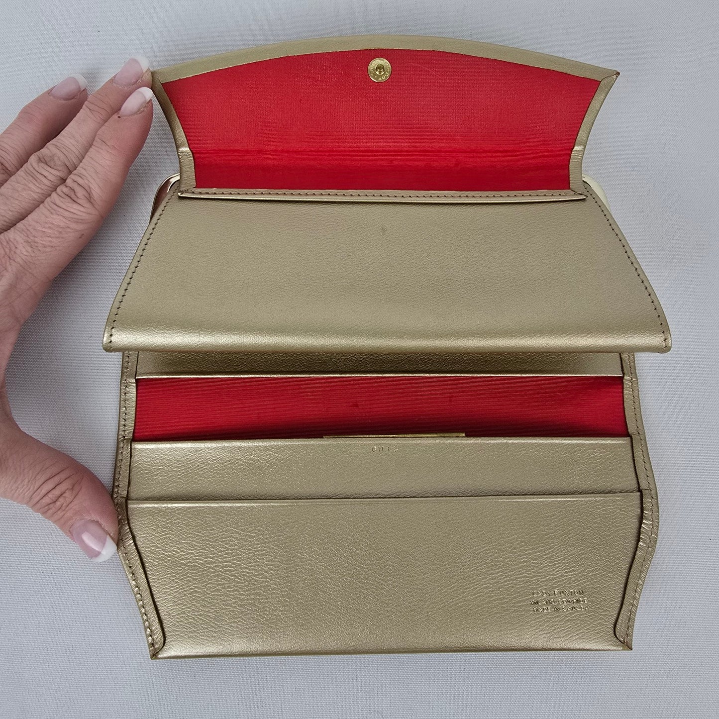 Vintage Buxton Gold Clutch Wallet