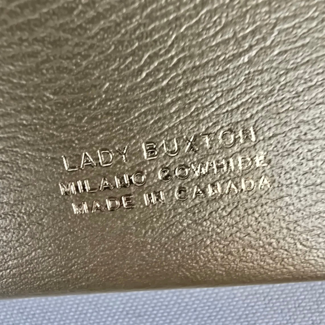 Vintage Buxton Gold Clutch Wallet