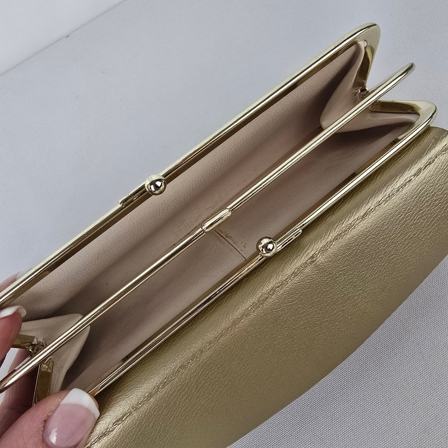 Vintage Buxton Gold Clutch Wallet