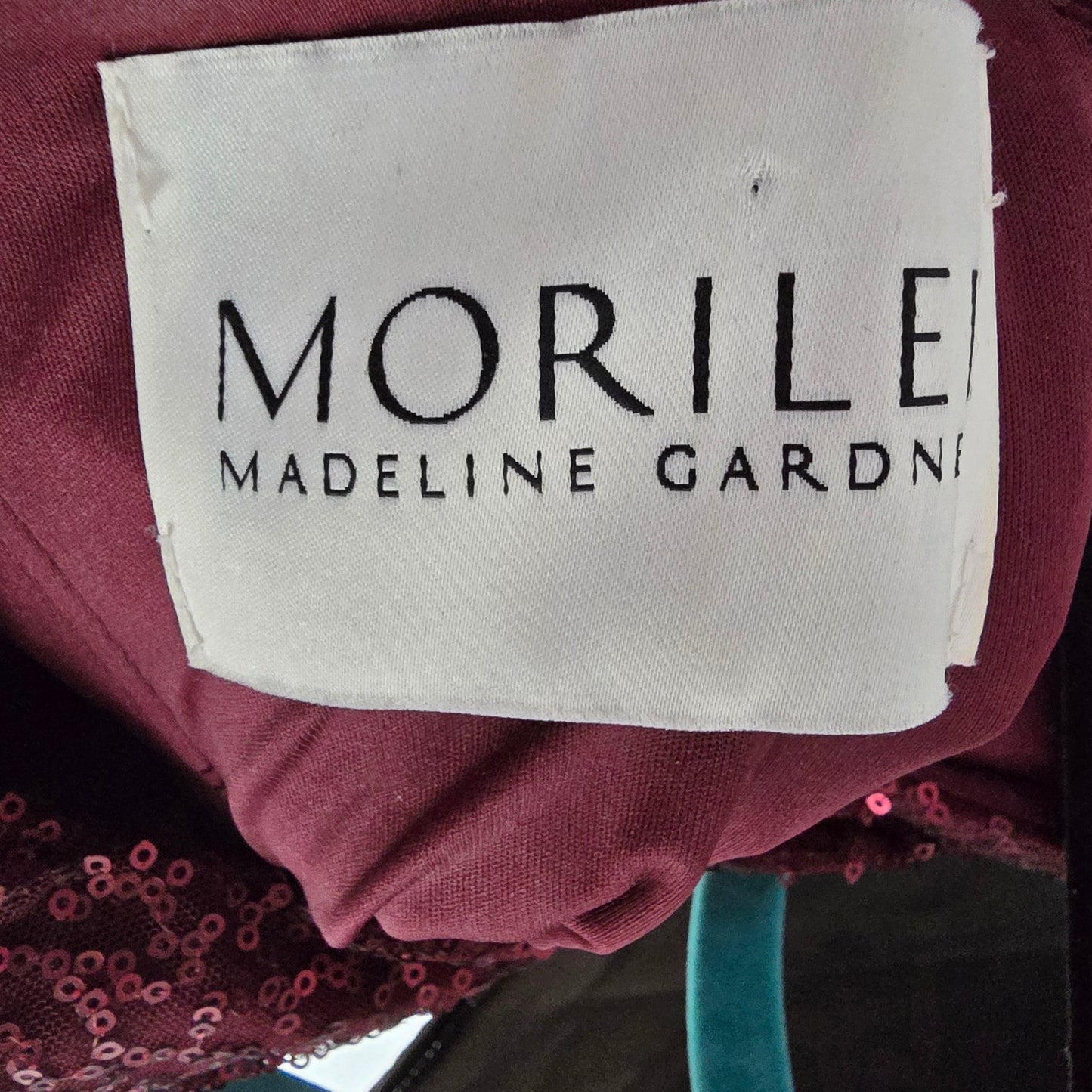 Morilee Burgundy Halter Neck Gown Size 12