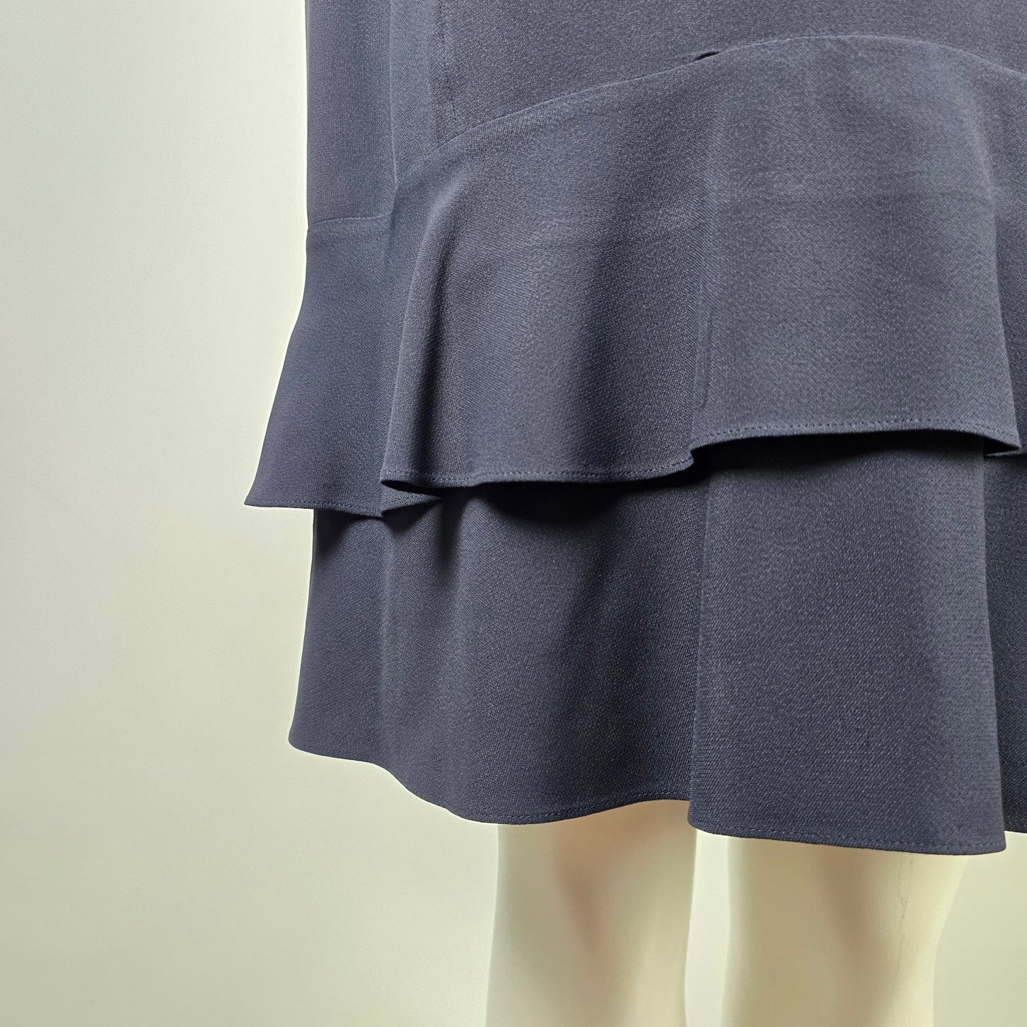 Chloe Navy Blue Silk Mini Dress Size 12