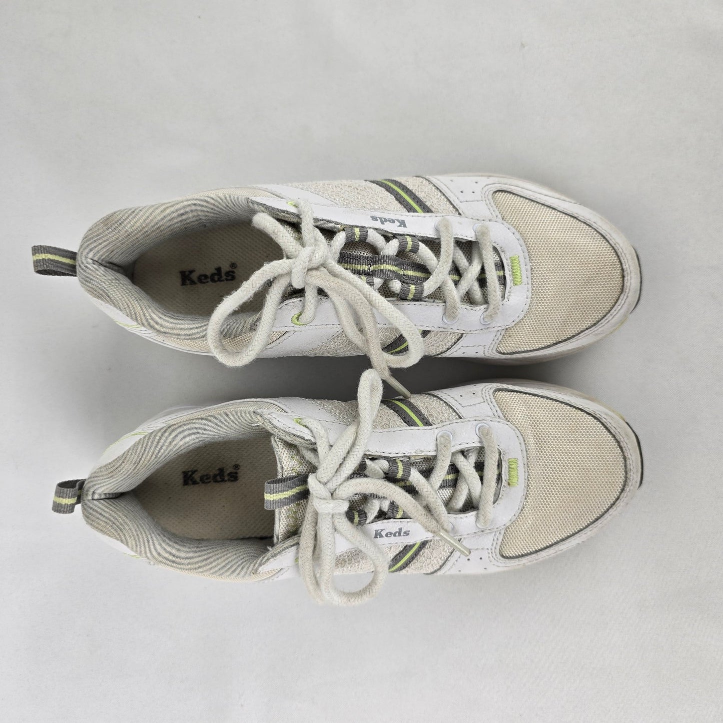 Keds White Lacer Up Runners Size 7