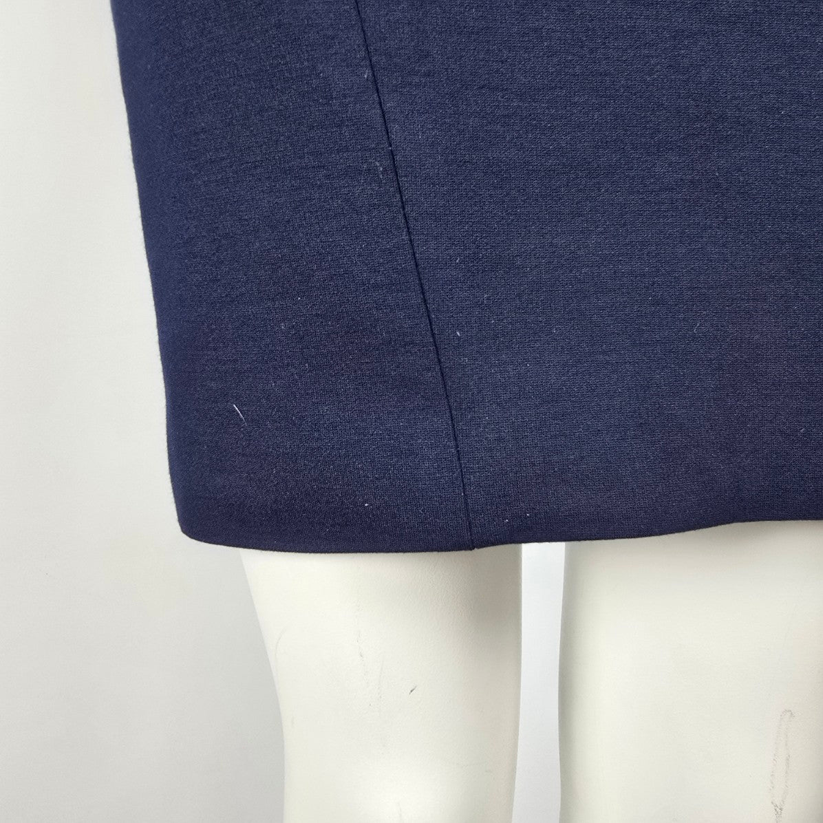 Ted Baker Navy Blue Exposed Zipper Sheath Dress Size 1