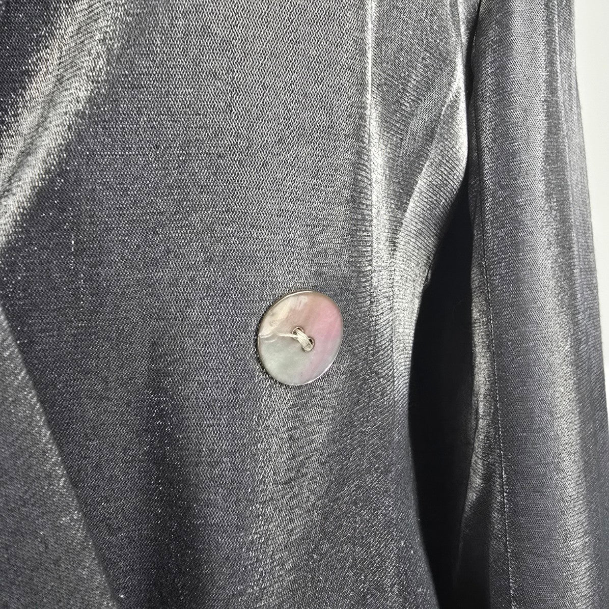 Vintage MK Studio Grey Double Breasted Suit Blazer & Dress Pants Size 5