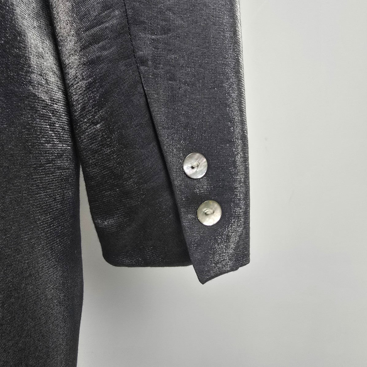 Vintage MK Studio Grey Double Breasted Suit Blazer & Dress Pants Size 5