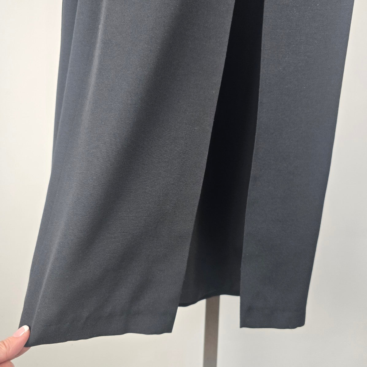 Vintage Black Slim Maxi Skirt Size XS