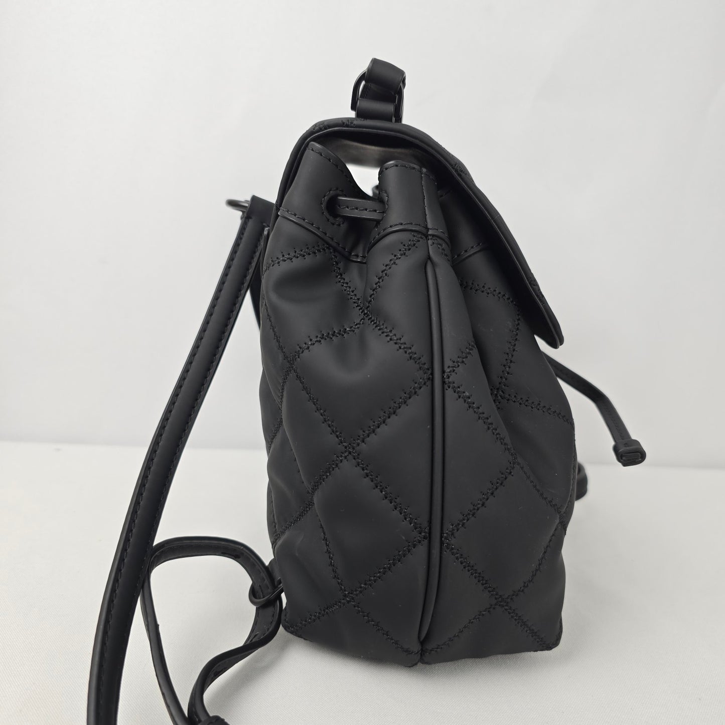 Tory Burch Willa Matte Black Backpack