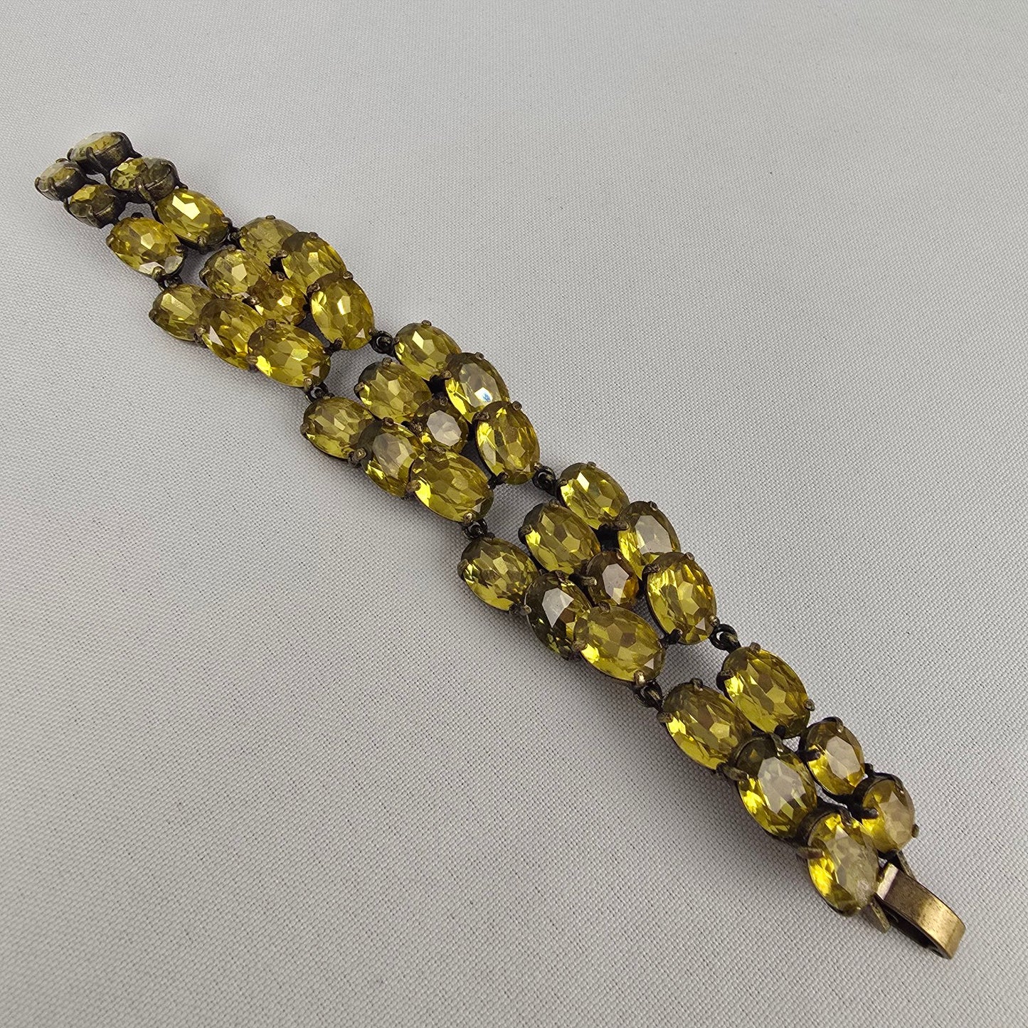 J Crew Yellow Rhinestone Bracelet