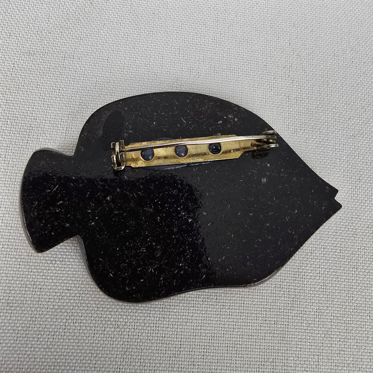 Vintage Resin Fish Brooch