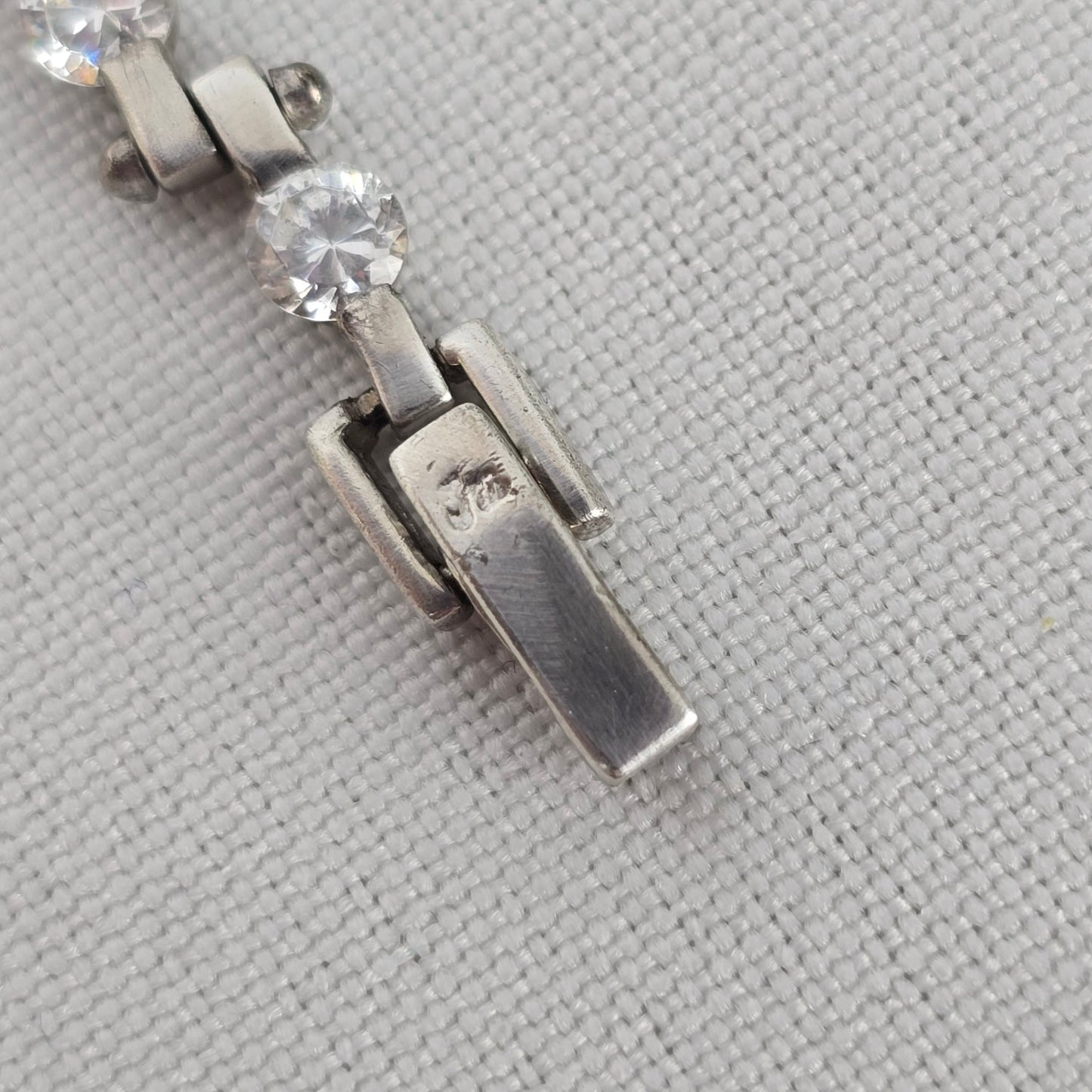 925 Sterling Silver CZ Tennis Bracelet