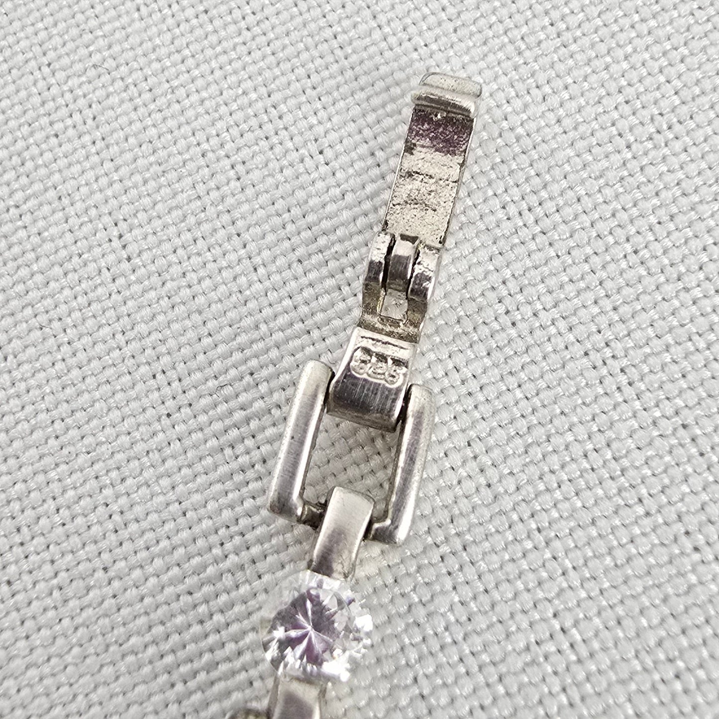 925 Sterling Silver CZ Tennis Bracelet