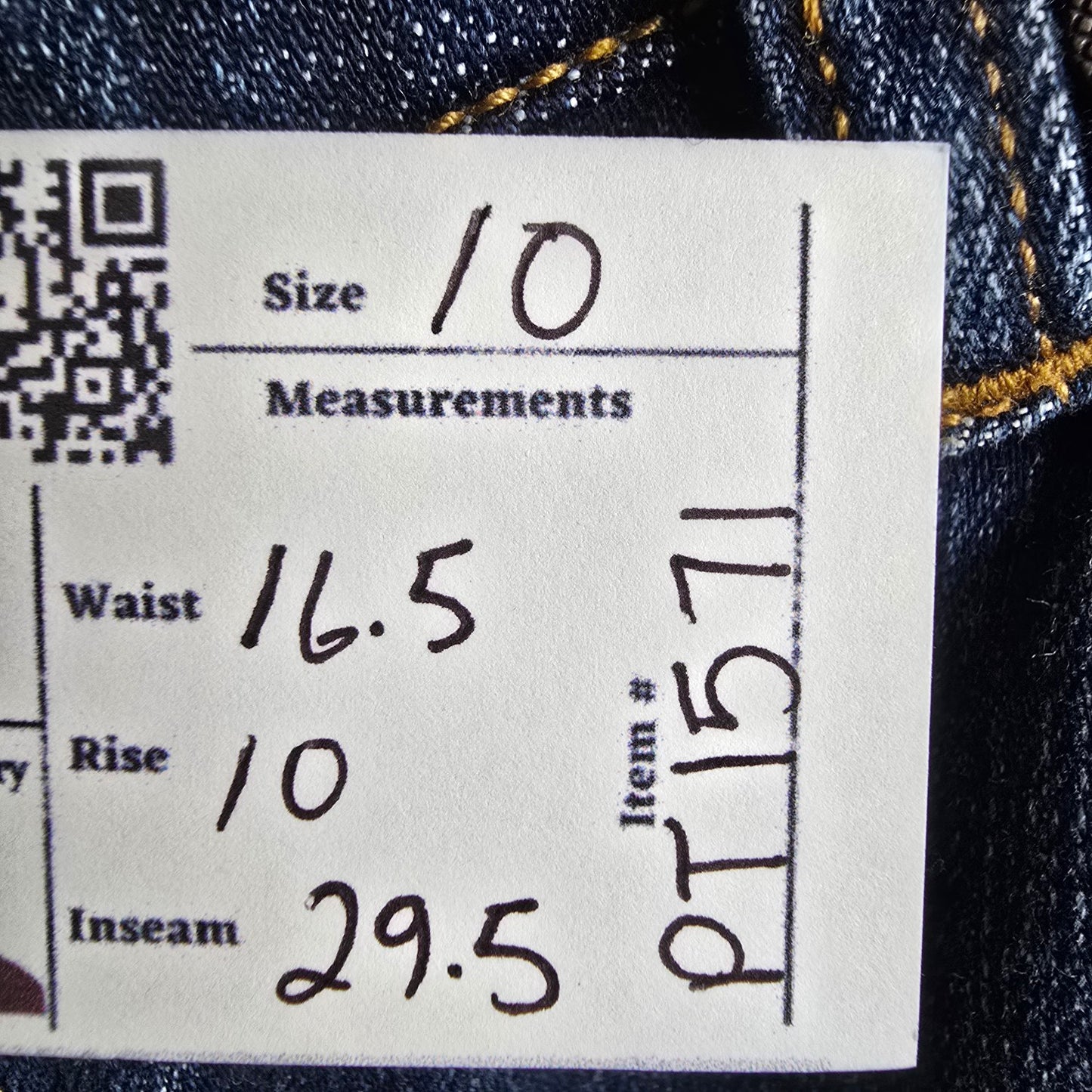 Cabi Button fly distressed midrise straight paint splatter Jeans Size 10