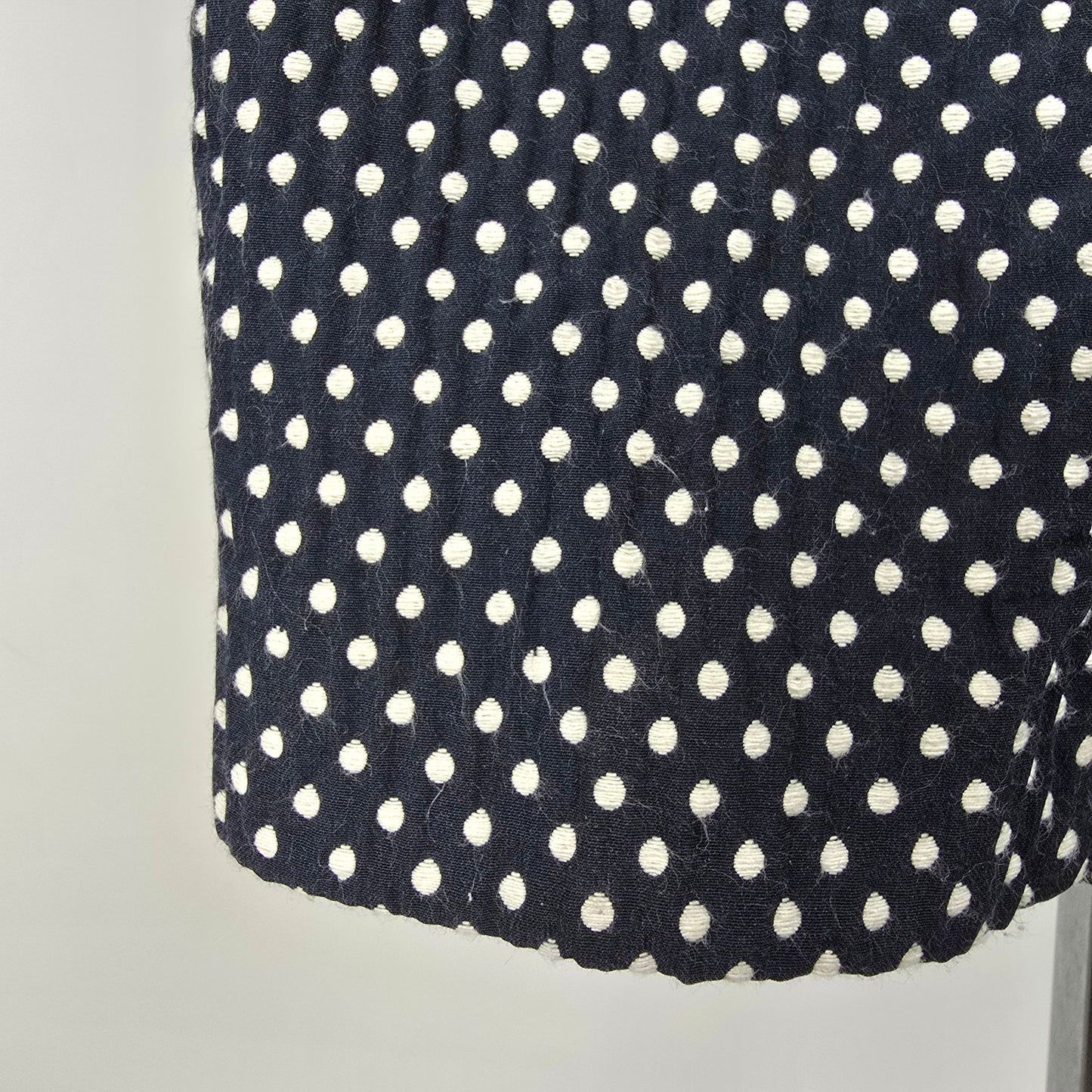 Tory Burch Navy Polka Dot Cropped Dress Pants Size 10