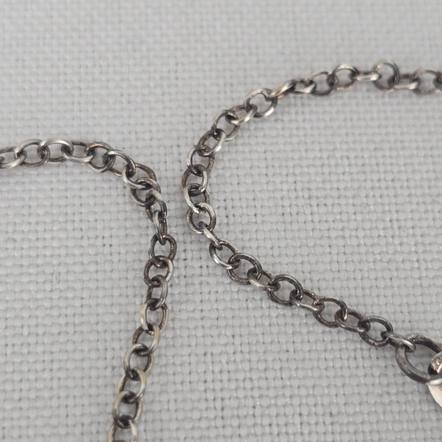925 Sterling Silver Delicate Pendant Drop Chain Necklace