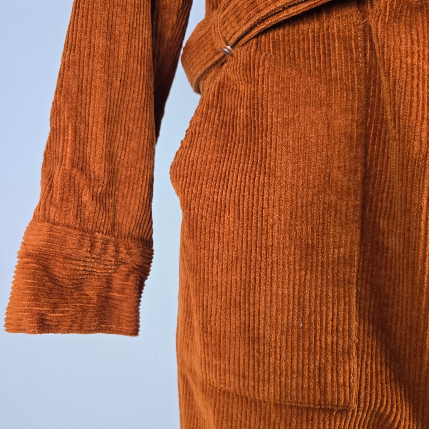 Simply Be Brown Corduroy Jumpsuit Size M/L