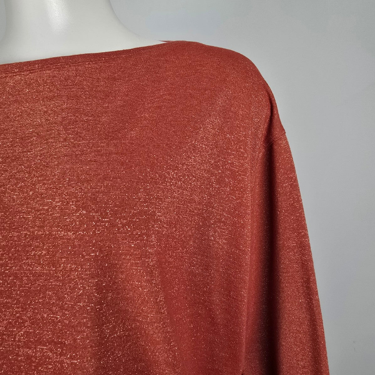 Lululemon Orange Knit Long Sleeve Top Size L
