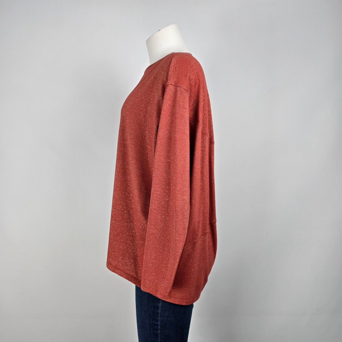 Lululemon Orange Knit Long Sleeve Top Size L