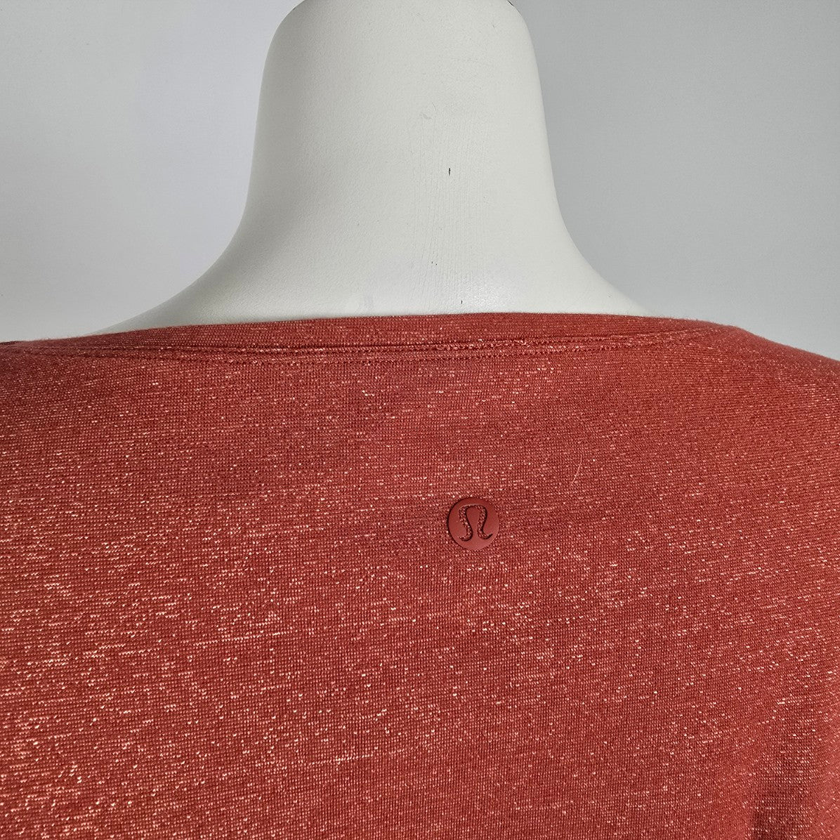 Lululemon Orange Knit Long Sleeve Top Size L
