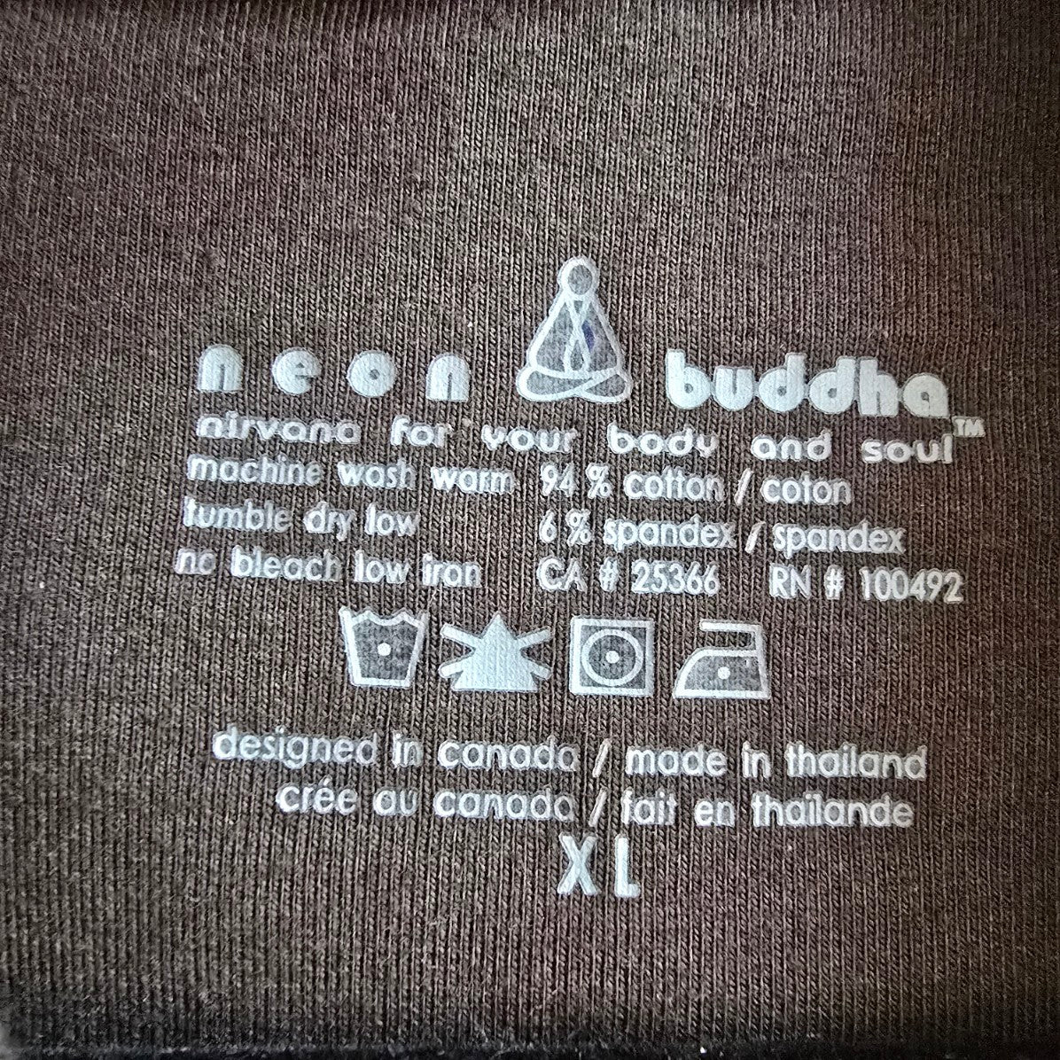 Neon Buddha Brown Cotton Button Up Jacket Size XL