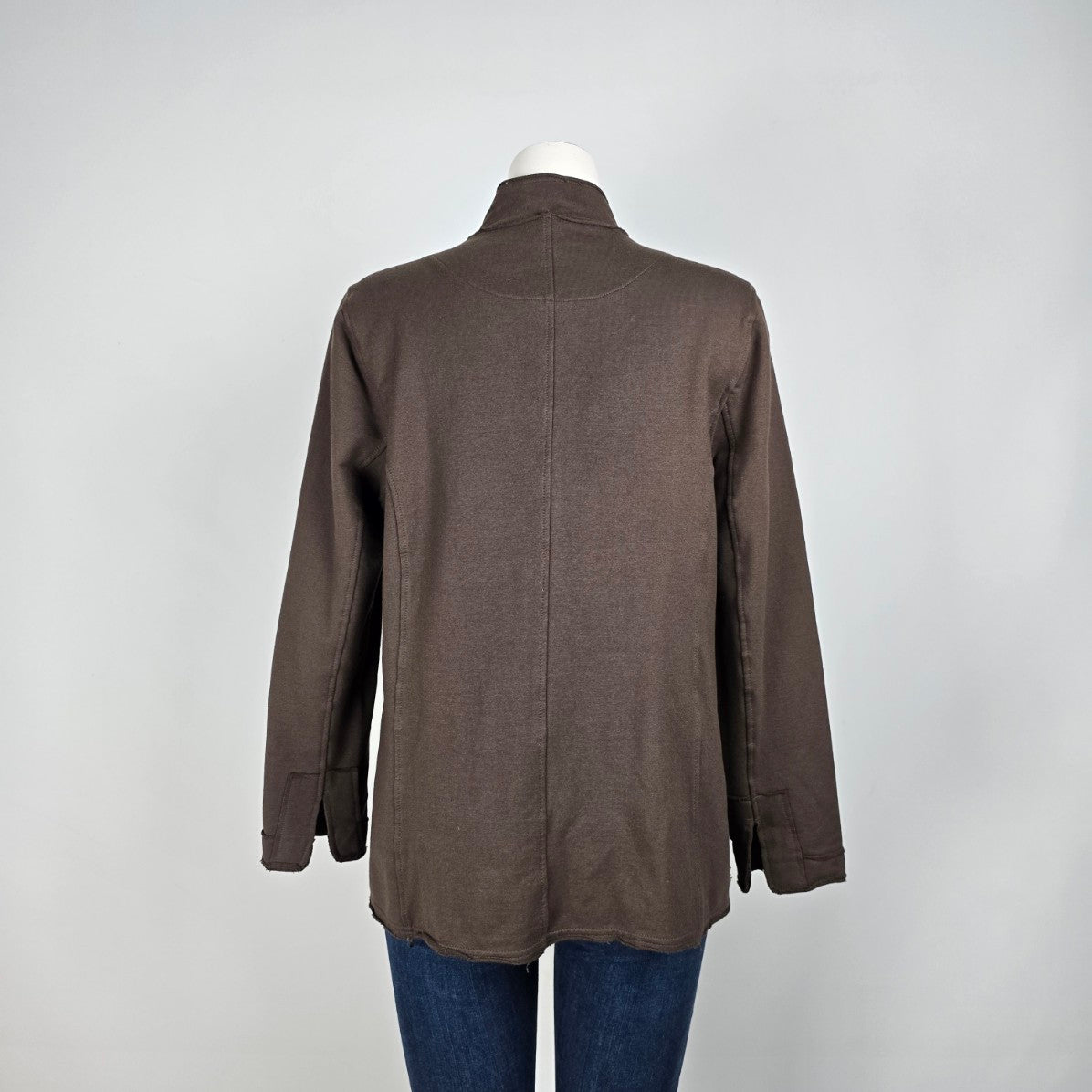 Neon Buddha Brown Cotton Button Up Jacket Size XL