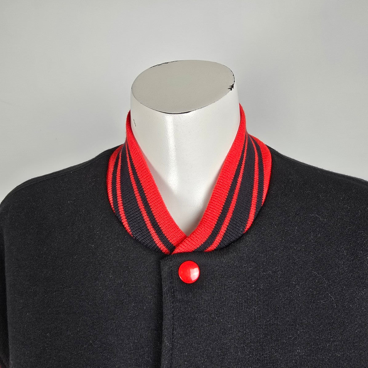 Vintage Red & Black Varsity Jacket Size M
