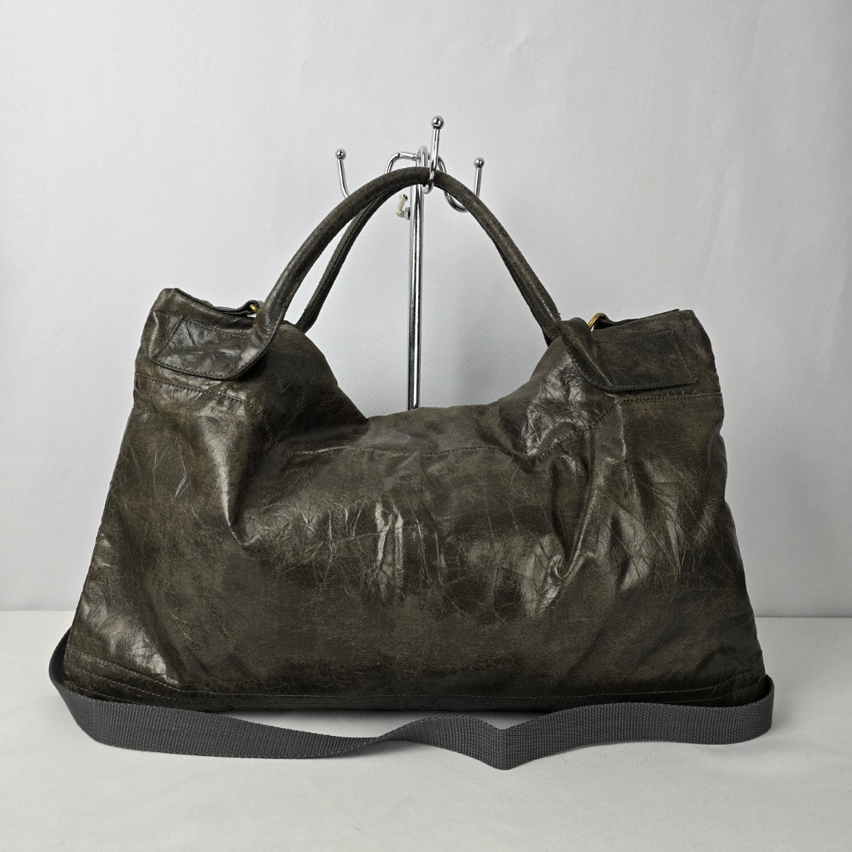 Matt & Nat Grey Top Handle Crossbody Purse
