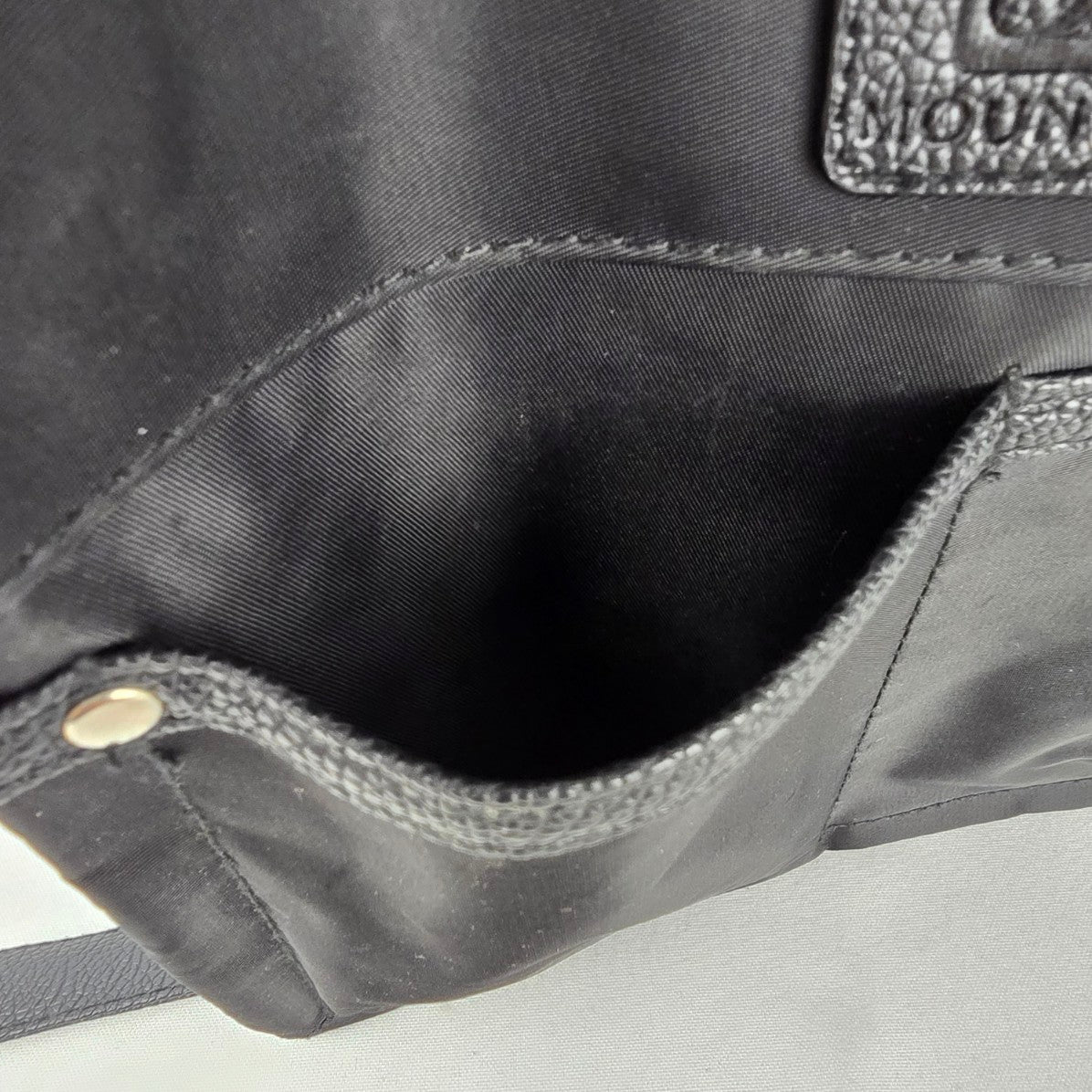 Stone Mountain Black Nylon Crossbody Purse