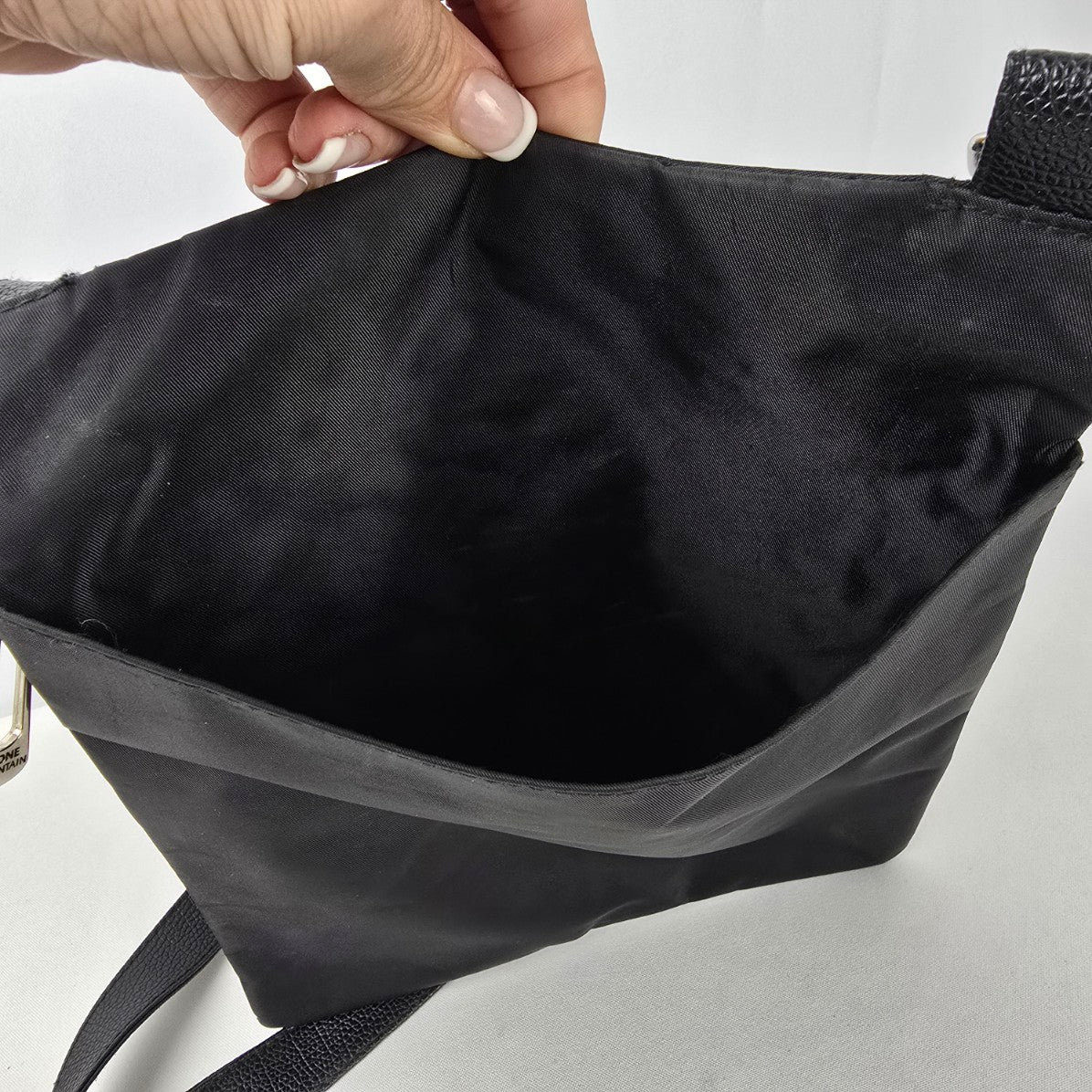 Stone Mountain Black Nylon Crossbody Purse