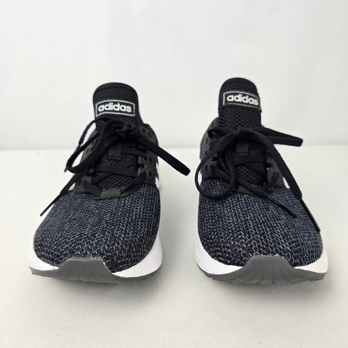 Adidas Duramo Black & White Lace Up Running Shoes Size 7
