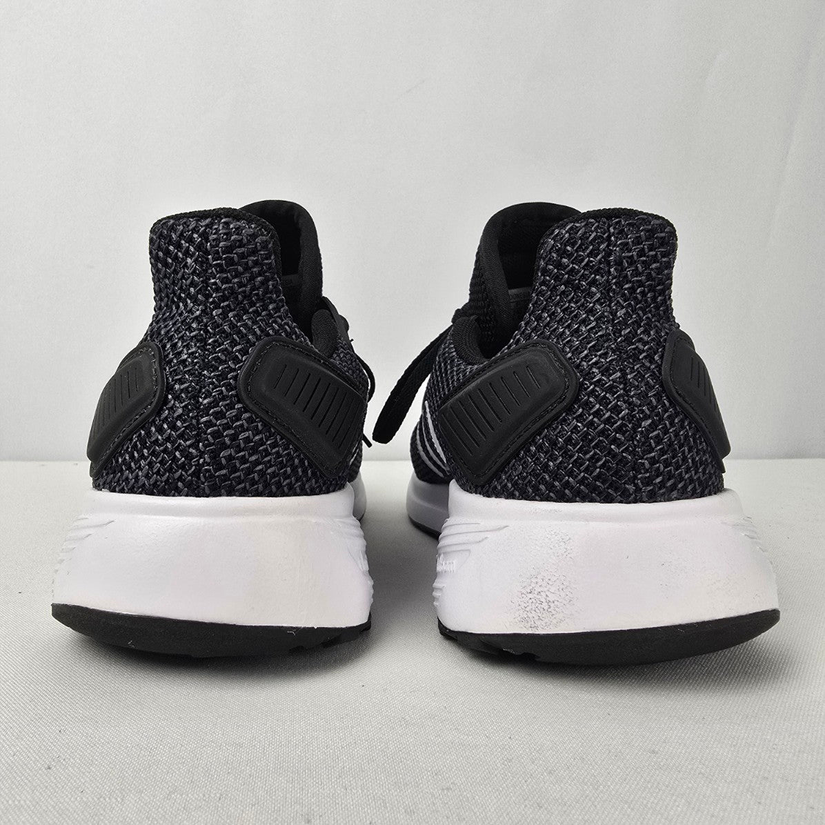 Adidas Duramo Black & White Lace Up Running Shoes Size 7