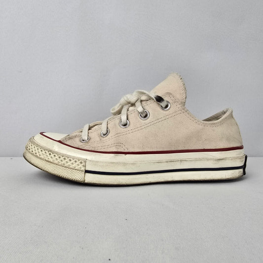 Converse Chuck Taylor Beige Lace Up Sneakers Size 6