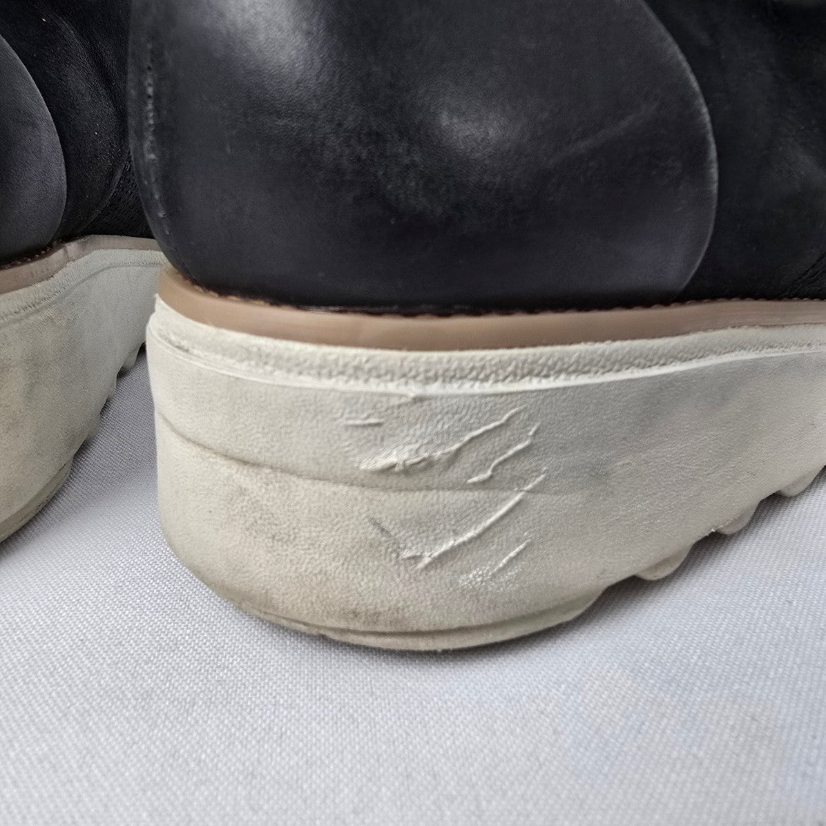 Collection By Clarks Black Lace Up Shoes Size 7.5