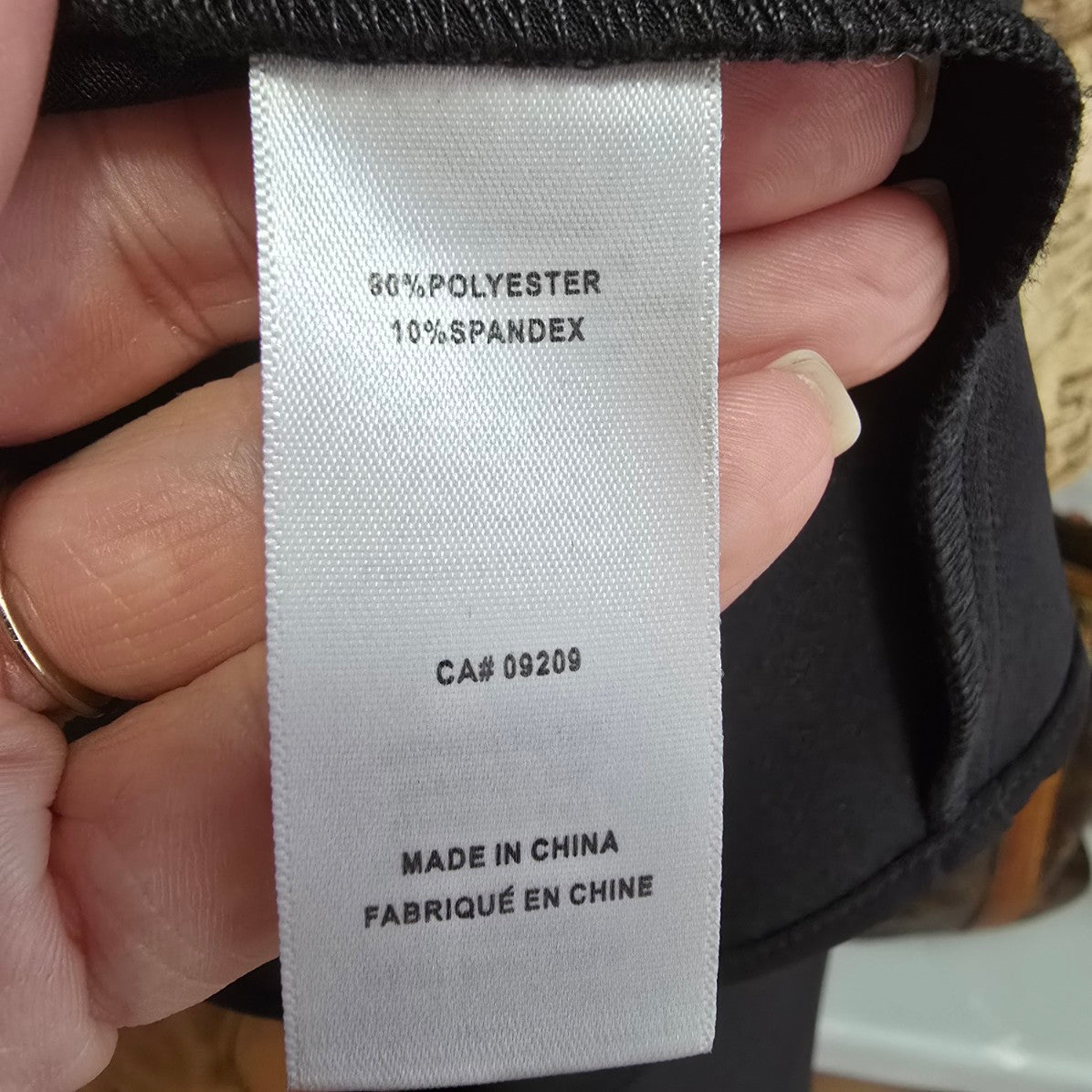 Cleo Black Asymmetrical Vest Size L