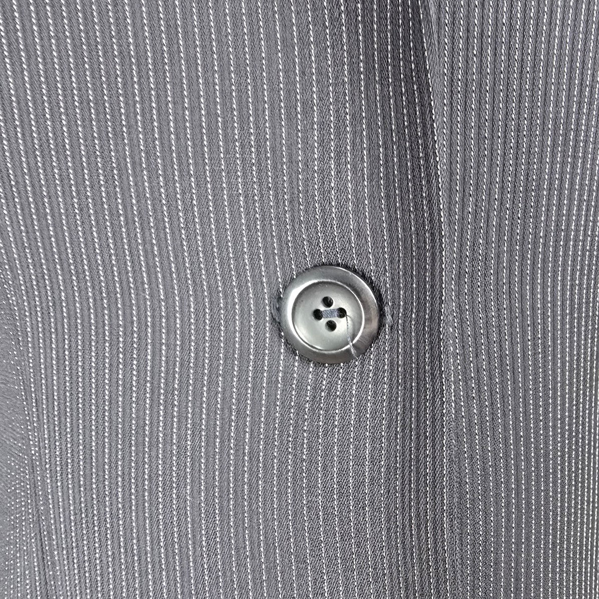 Vintage Insignia Navy Pin Stripe Button Up Blazer Size 8