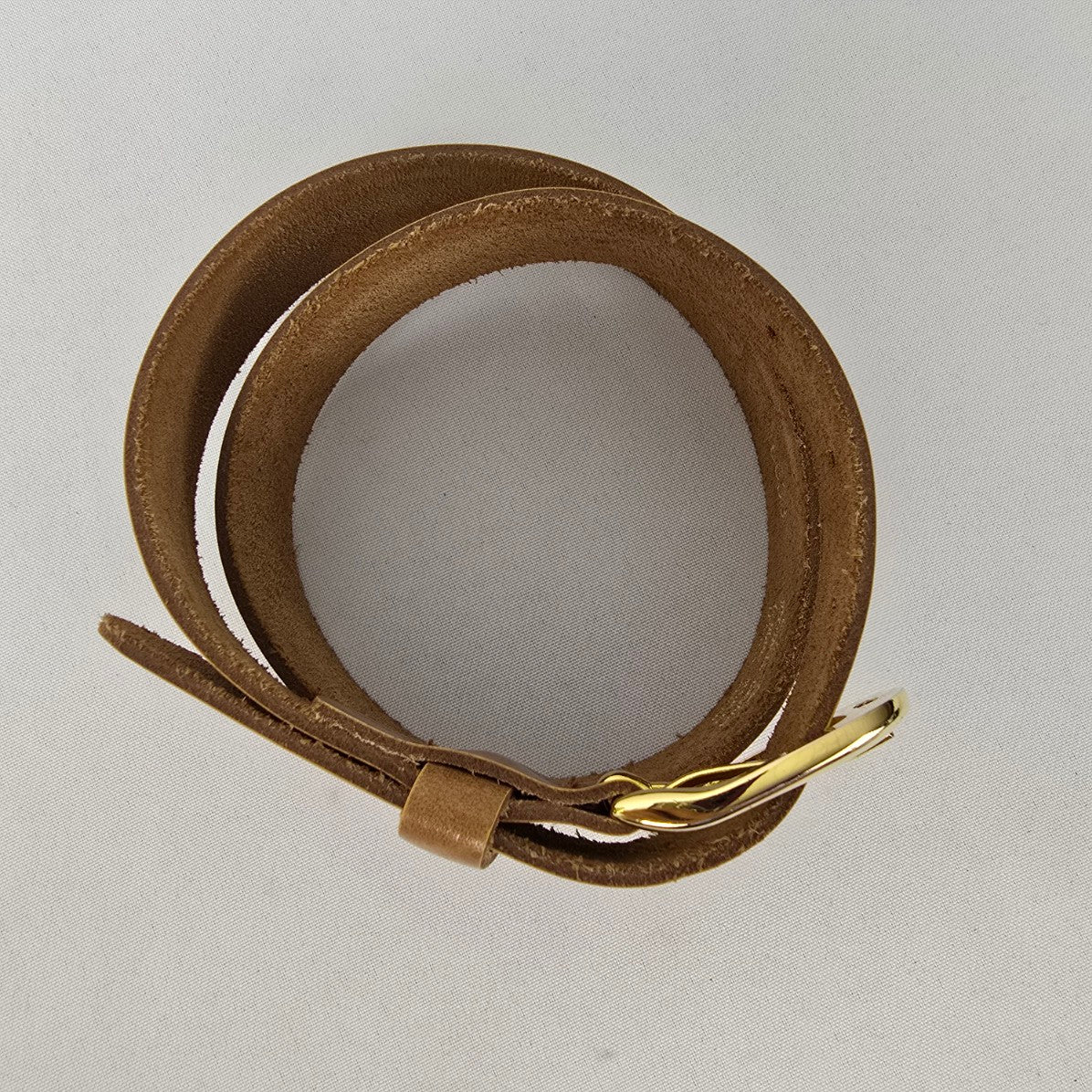 Brown Leather Belt Size S