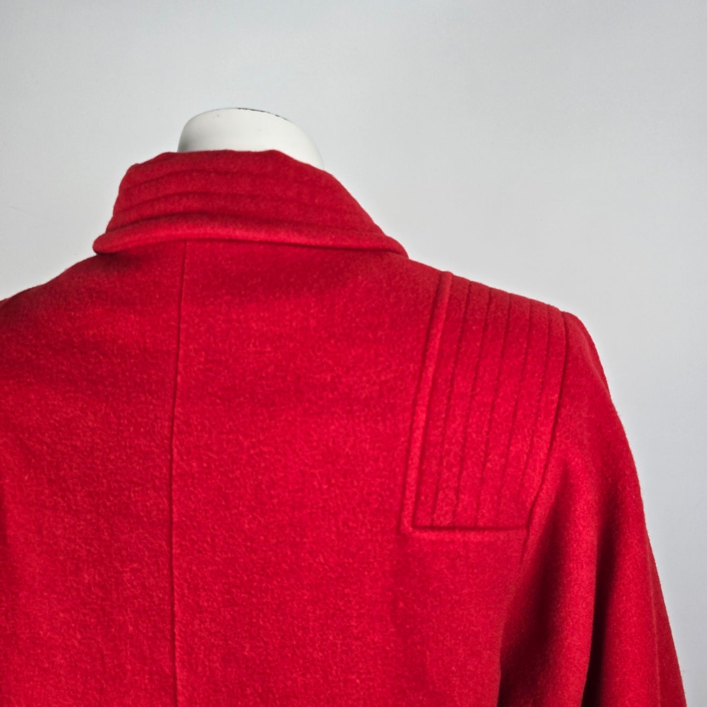 Vintage D'Allaird's Red Wool Button Up Jackett Size 16