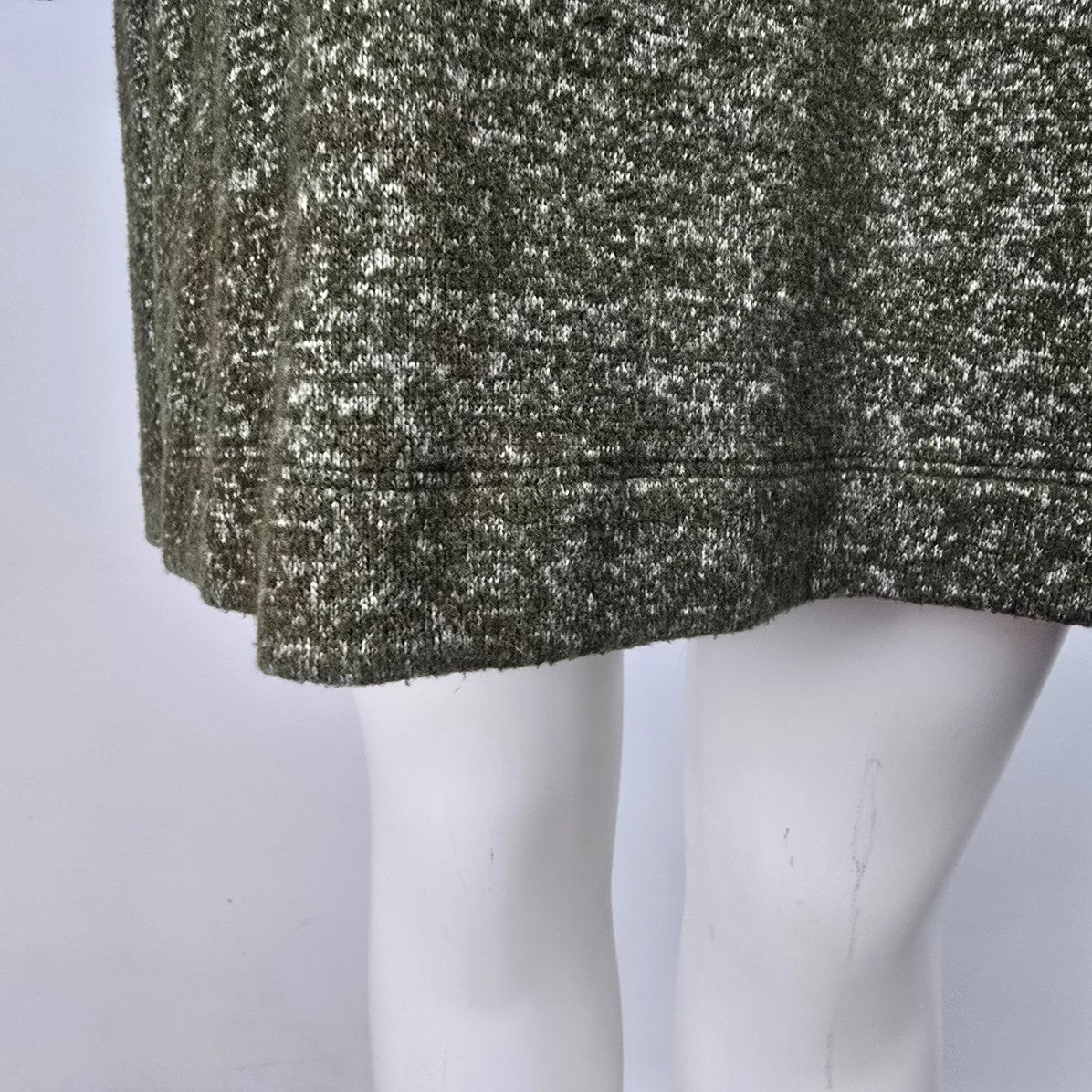 Cabi Solice Olive Green Cowl Neck Sweater Dress Size S
