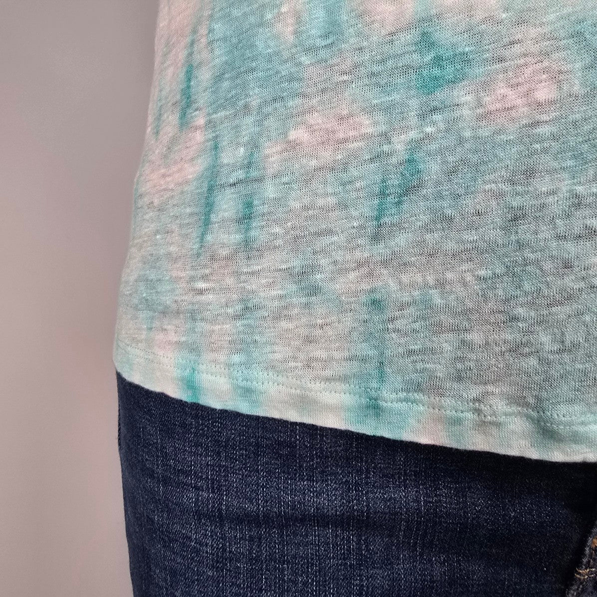 Ralph Lauren Green Tie Dye Cotton T-shirt Size S