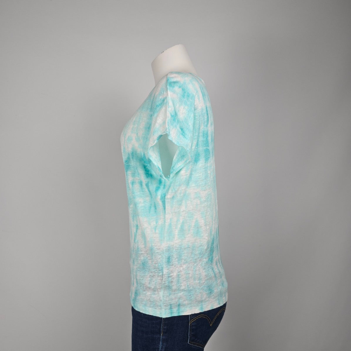 Ralph Lauren Green Tie Dye Cotton T-shirt Size S