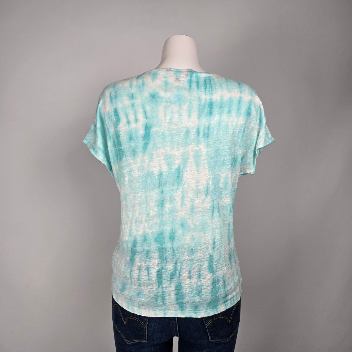 Ralph Lauren Green Tie Dye Cotton T-shirt Size S