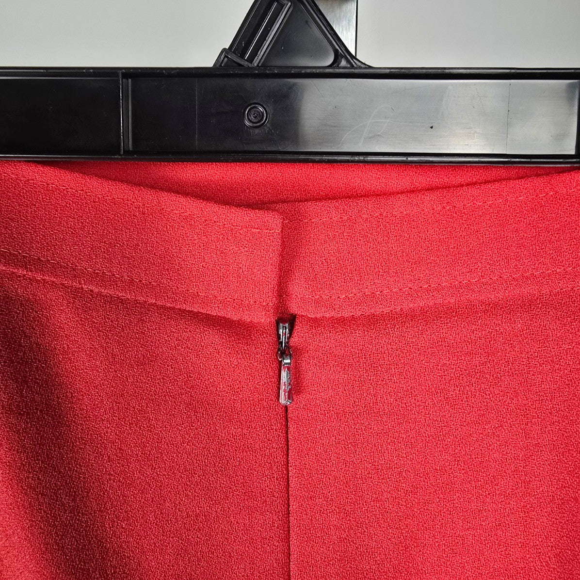 Vintage Jacques Vert Red Wool Skirt Size 12