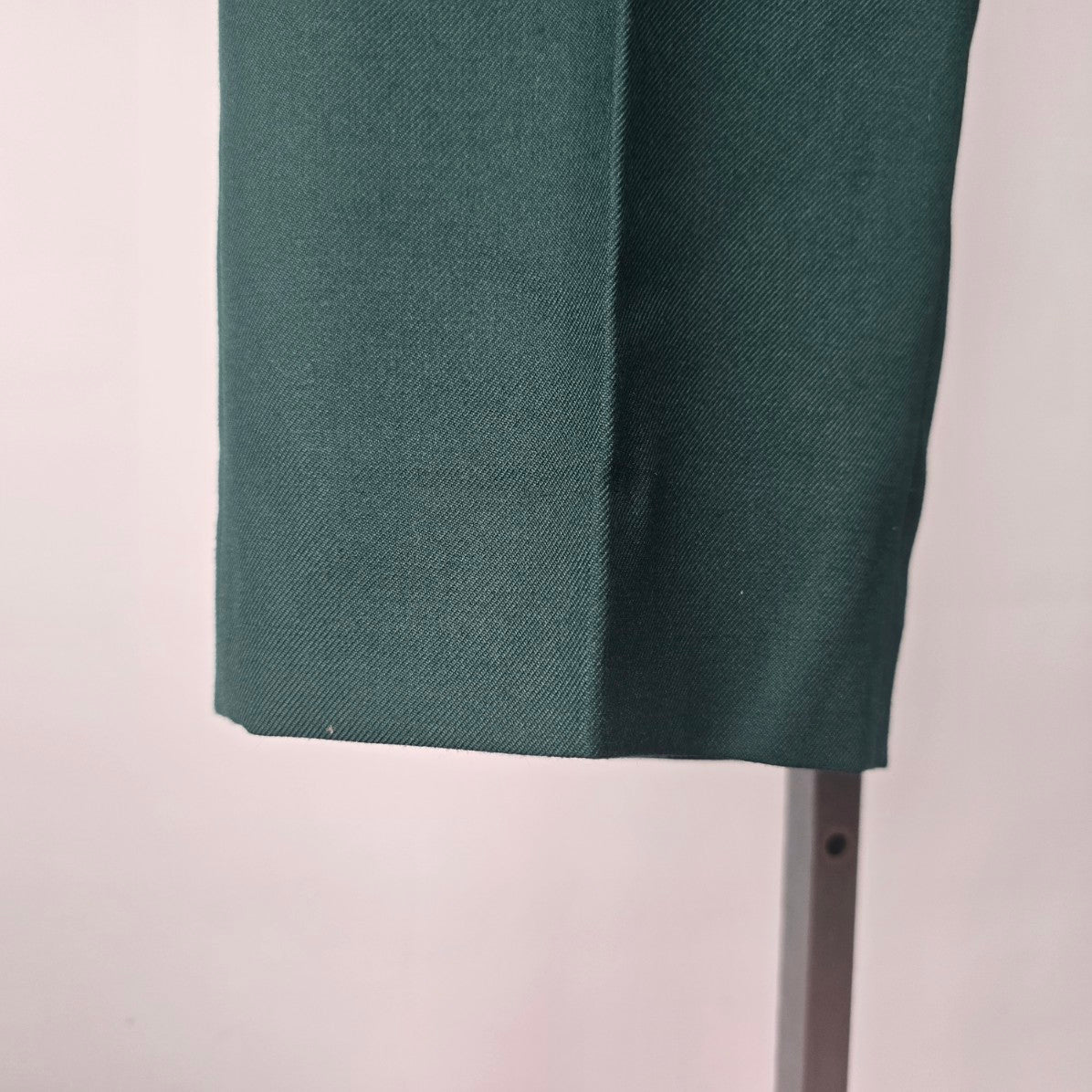 Vintage Green Wool Cropped Straight Leg Pants Size 40